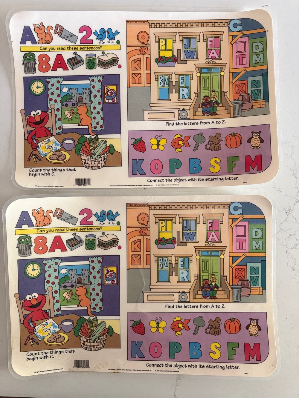 Sesame Street Learning Placemat - Multicolor